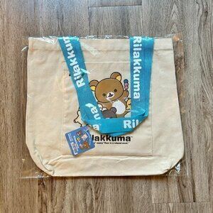 Rilakkuma 20th Anniversary USA Tour Canvas Tote Bag NWT